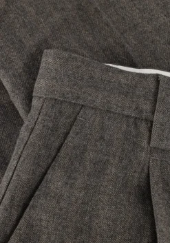 donkergrijze second female pantalon hollanda trousers
