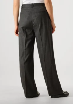 donkergrijze second female pantalon wake trousers