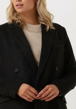 donkergrijze second female blazer jaime blazer