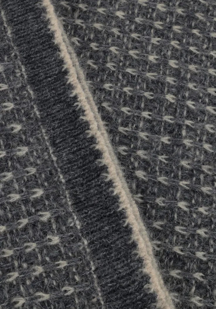 donkergrijze selected femme minirok slfsine short knit skirt