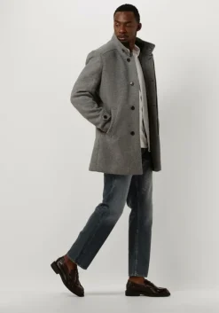 donkergrijze tiger of sweden straight leg jeans marty