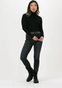 donkergrijze tommy jeans skinny jeans shape hr skny be372 bkdyshpst