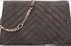 donkergrijze unisa schoudertas zcorin