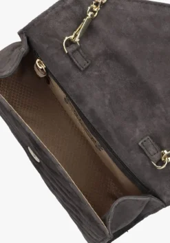 donkergrijze unisa schoudertas zcorin