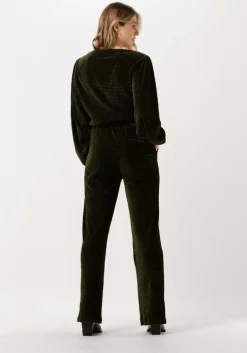 donkergroene another label jumpsuit pache jumpsuit l/s