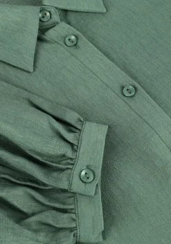 donkergroene another label blouses bois shirt l/s