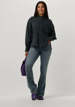 donkergroene antik batik blouses hitale blouse