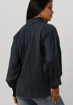 donkergroene antik batik blouses hitale blouse