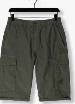 donkergroene butcher of blue cargobroeken tristan slim cargo