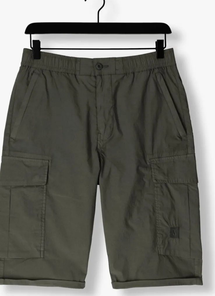 donkergroene butcher of blue cargobroeken tristan slim cargo