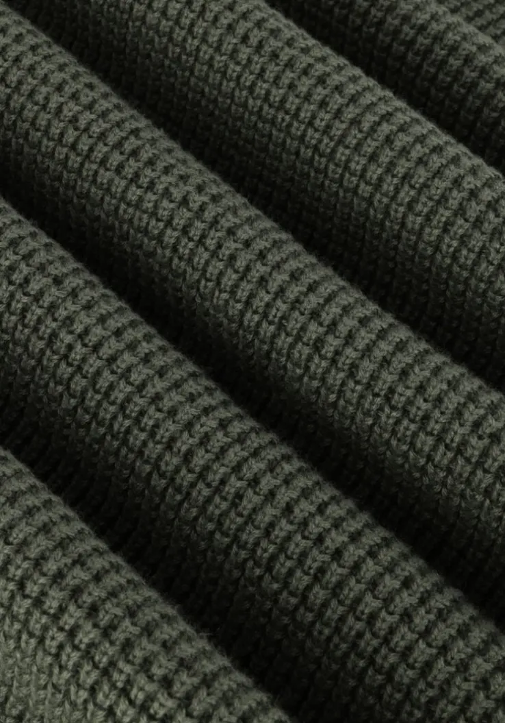 donkergroene calvin klein sweater badge easy sweater