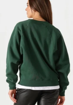 donkergroene catwalk junkie sweater graphic sweater