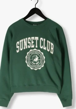 donkergroene catwalk junkie sweater graphic sweater