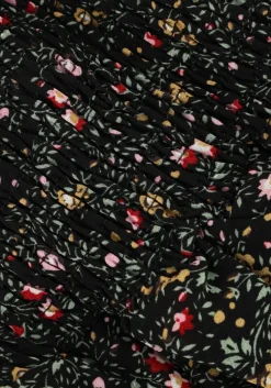 donkergroene colourful rebel minirok noela mini flower mini layer skirt