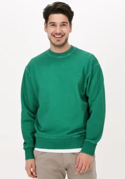 donkergroene drykorn sweater felix