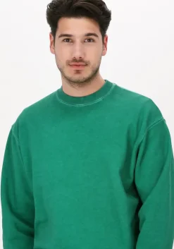 donkergroene drykorn sweater felix