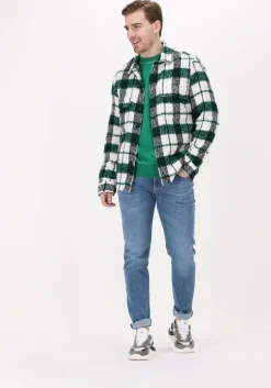 donkergroene drykorn sweater felix