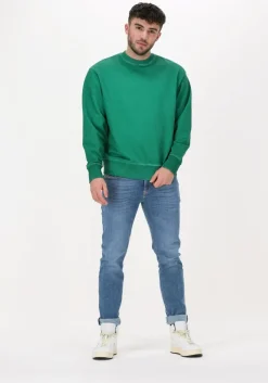 donkergroene drykorn sweater felix