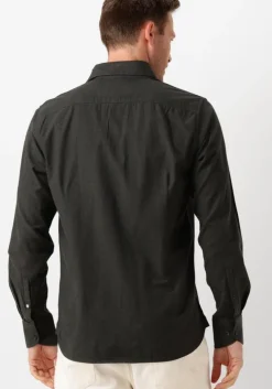donkergroene dstrezzed casual overhemd olav shirt