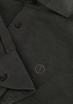 donkergroene dstrezzed casual overhemd olav shirt