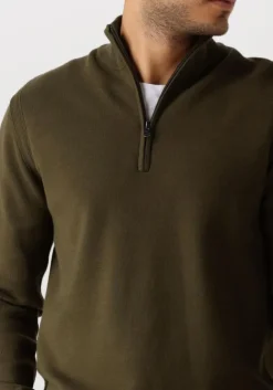 donkergroene dstrezzed trui fell skipper