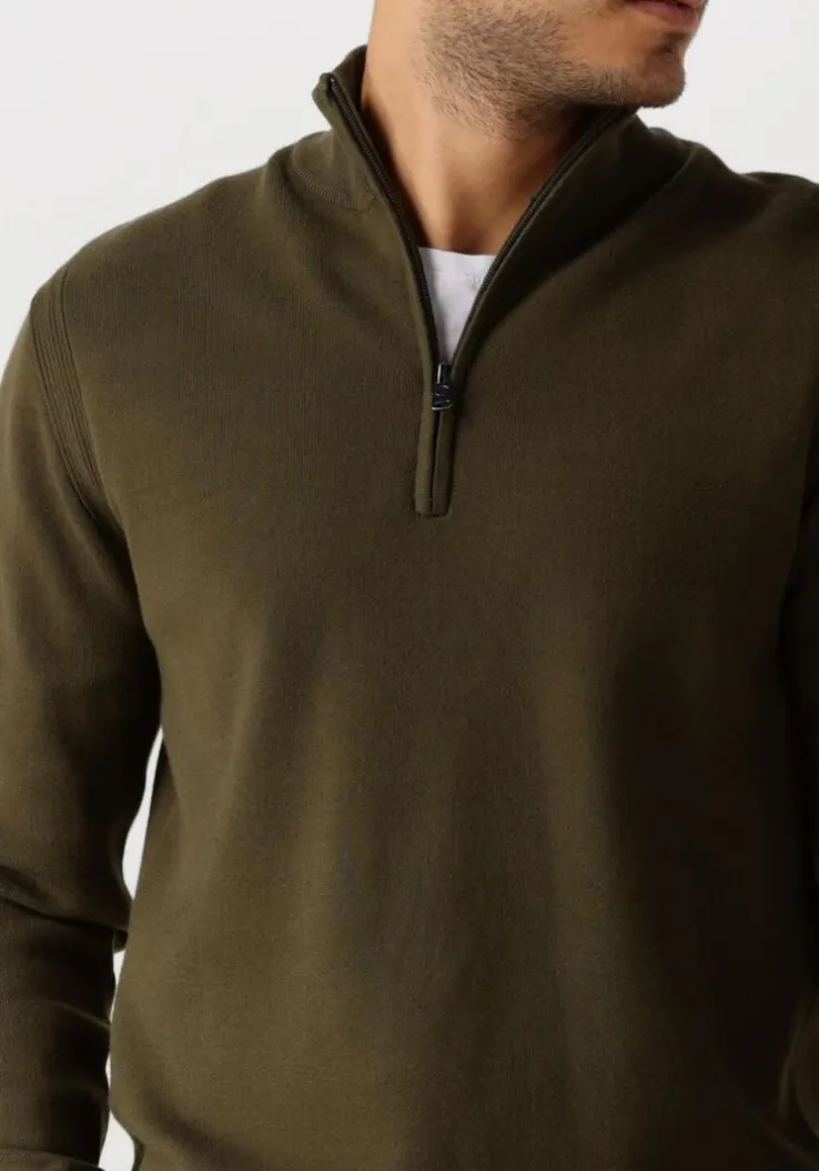 donkergroene dstrezzed trui fell skipper