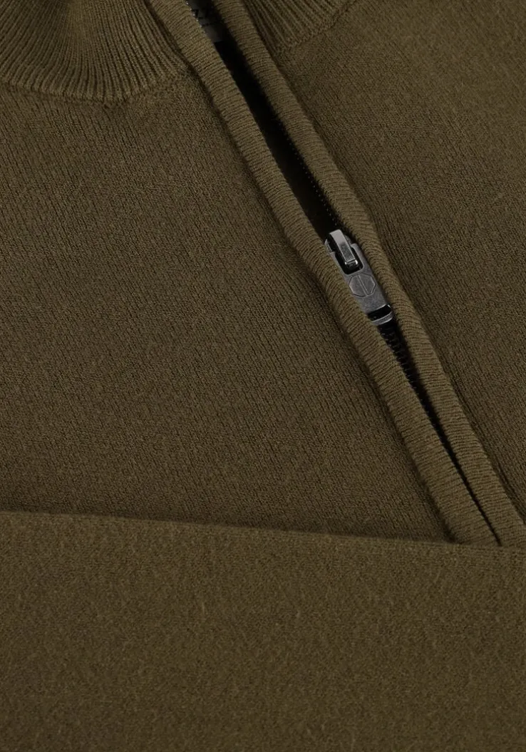 donkergroene dstrezzed trui fell skipper