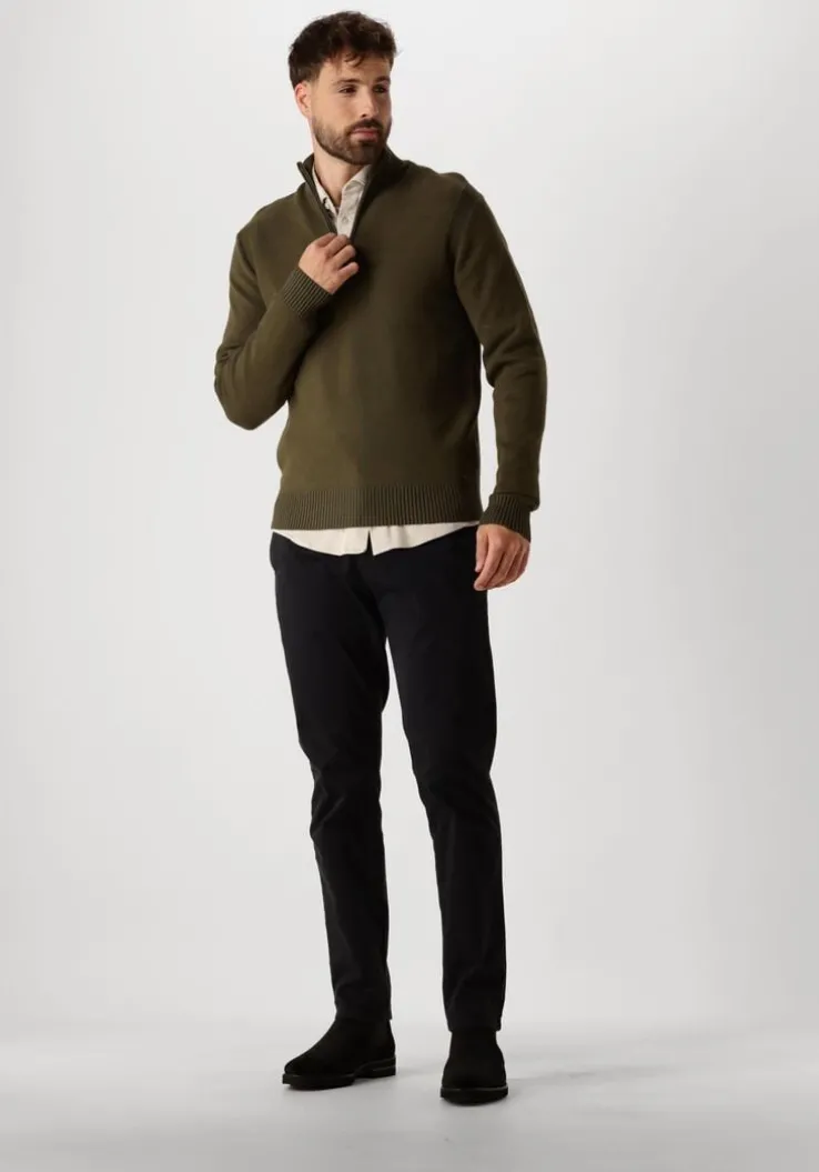 donkergroene dstrezzed trui fell skipper