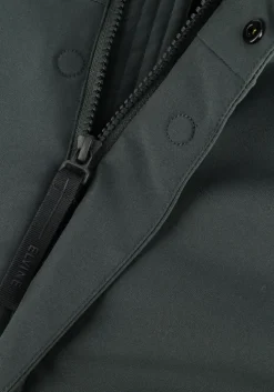 donkergroene elvine gewatteerde jas vhinner