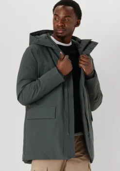 donkergroene elvine parka's lucius