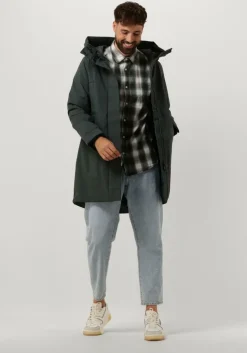 donkergroene elvine parka's hjalmar