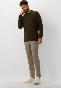 donkergroene forét trui alpine knit