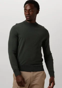 donkergroene genti trui k1148-3260