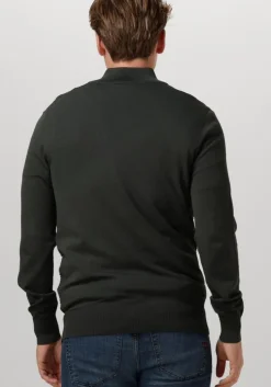 donkergroene genti trui k1146-3260