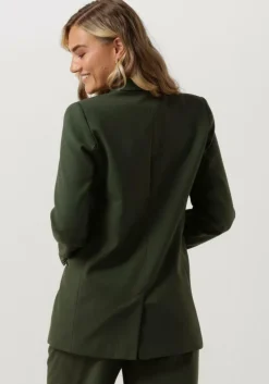 donkergroene gestuz blazer paulagz blazer