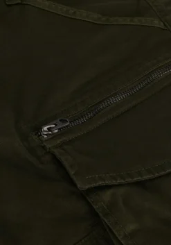 donkergroene g-star raw cargobroeken rovic zip 3d regular tapered