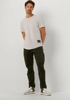 donkergroene g-star raw cargobroeken rovic zip 3d regular tapered