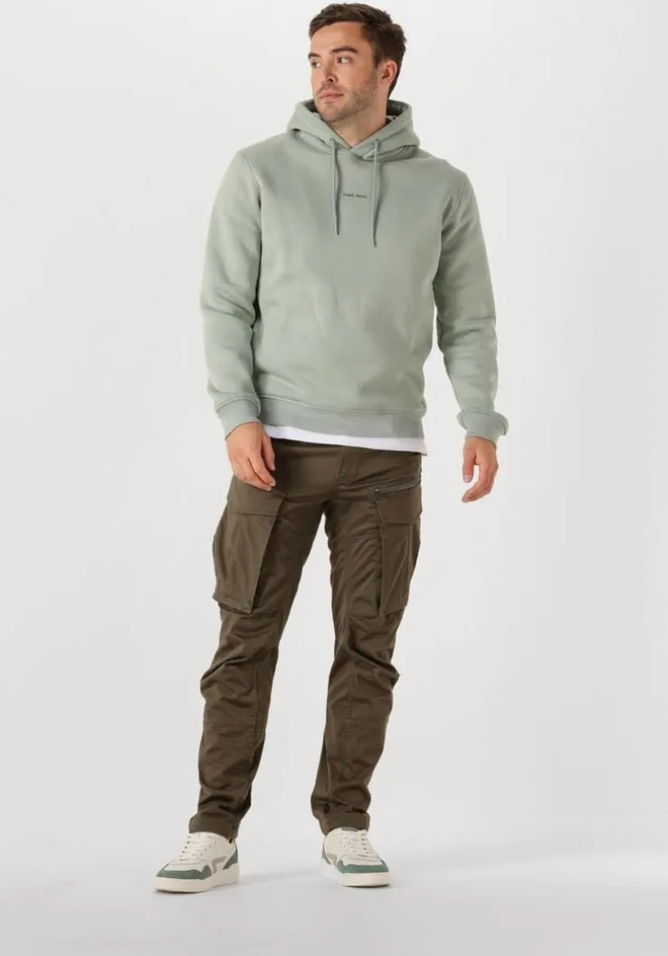 donkergroene g-star raw cargobroeken rovic zip 3d regular tapered