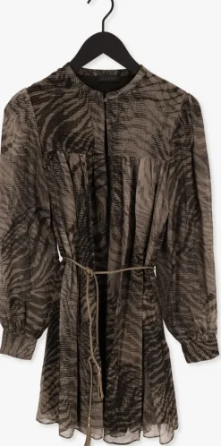 donkergroene guess mini jurk morgane dress