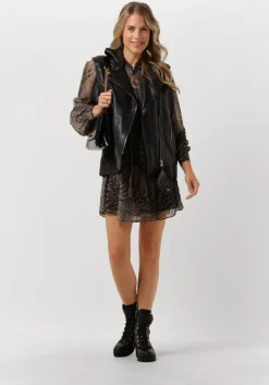 donkergroene guess mini jurk morgane dress