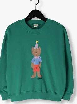 donkergroene jelly mallow sweater birthday sweatshirt