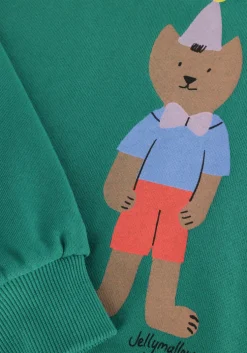 donkergroene jelly mallow sweater birthday sweatshirt