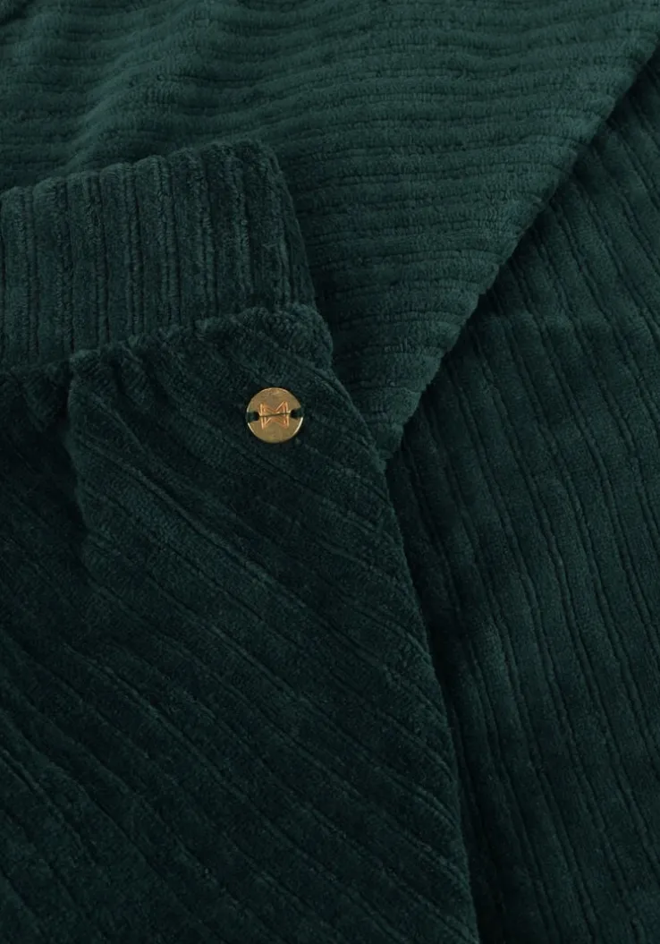 donkergroene koko noko flared broek q52961