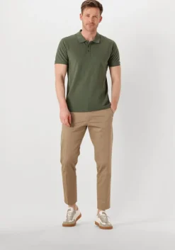 donkergroene matinique polo mapoleo melange