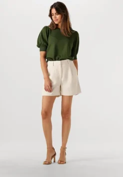 donkergroene minus top liva knit tee