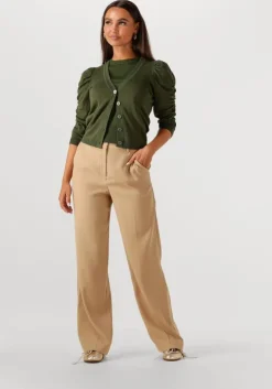 donkergroene minus top liva knit tee