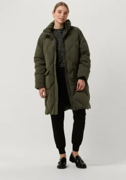 donkergroene modström gewatteerde jas scarlett jacket