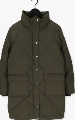 donkergroene modström gewatteerde jas scarlett jacket