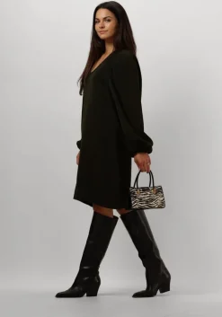 donkergroene modström mini jurk karlimd short dress