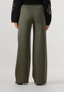 donkergroene object pantalon objlisa wide pant